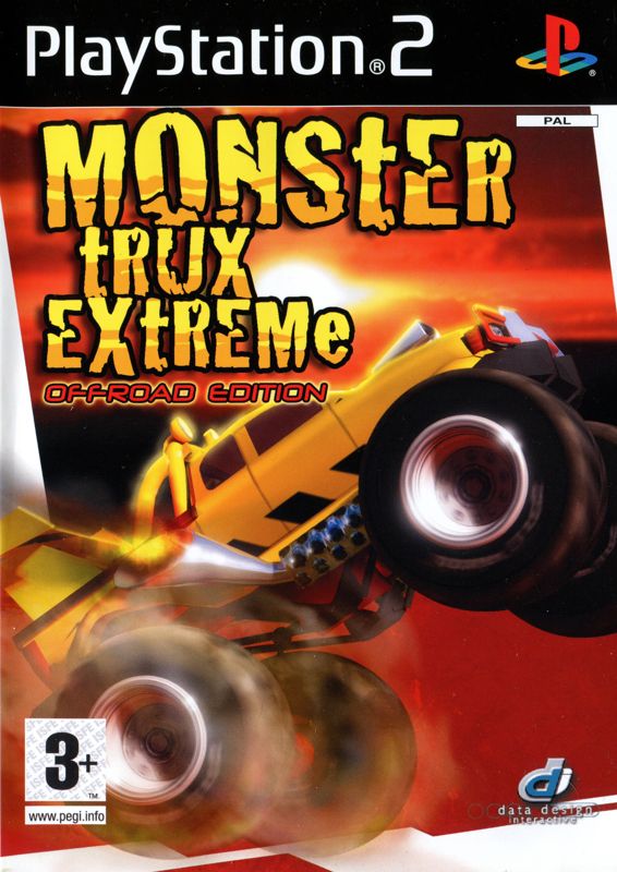 Monster Trux: Off-Road Edition box art for Playstation 2